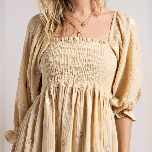 Free People Dahlia Embroidered Maxi Dress - Picture 3 of 5